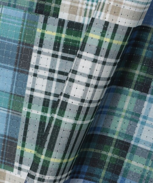 BEAMS GOLF(ビームスゴルフ)の「〈MEN〉ORANGE LABEL / マドラスチェック シャツ(ポロシャツ・メンズ・レッド/グリーン・MEDIUM/LARGE/X-LARGE/SMALL)」の5枚目の写真