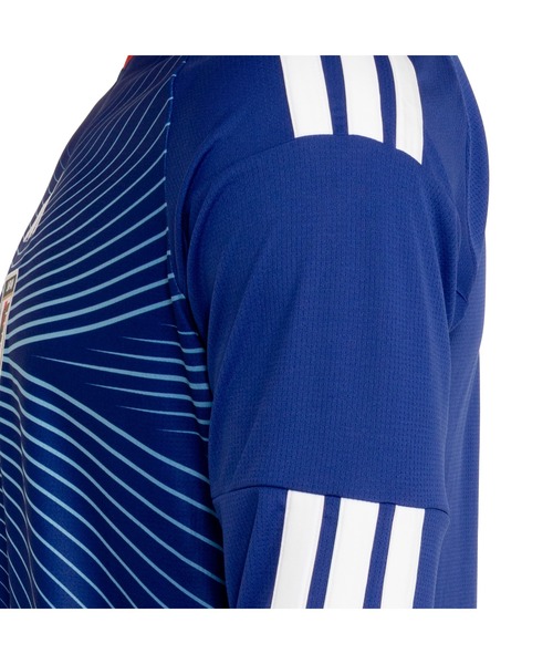 adidas（アディダス）の「アディダス サッカー日本代表 2026 ホーム レプリカ ユニフォーム 長袖（Tシャツ/カットソー・メンズ・ブルー・4L/S/M/L/LL/3L）」の3枚目の写真