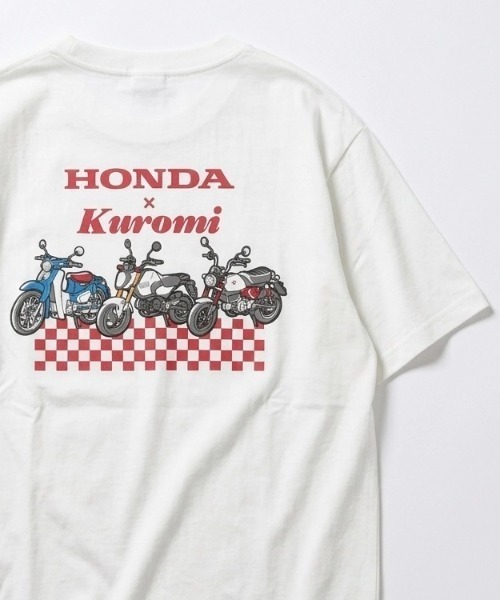 sanrio(サンリオ)の「2026SS HONDA×kuromi/ホンダ×クロミ バックプリント半袖Tシャツ レディース メンズ(Tシャツ/カットソー・レディース・ブラック系その他/ブラック/ホワイト系その他/ホワイト・LL/L/M)」の4枚目の写真