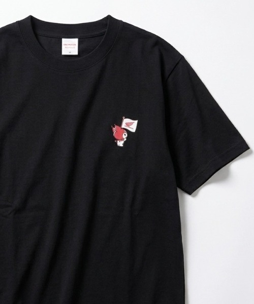 sanrio(サンリオ)の「2026SS HONDA×kuromi/ホンダ×クロミ バックプリント半袖Tシャツ レディース メンズ(Tシャツ/カットソー・レディース・ブラック系その他/ブラック/ホワイト系その他/ホワイト・LL/L/M)」の2枚目の写真