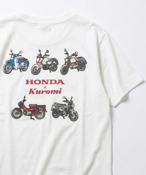 sanrio(サンリオ)の「2026SS HONDA×kuromi/ホンダ×クロミ バックプリント半袖Tシャツ レディース メンズ(Tシャツ/カットソー・レディース・ブラック系その他/ブラック/ホワイト系その他/ホワイト・LL/L/M)」の3枚目の写真