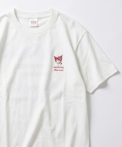 sanrio(サンリオ)の「2026SS HONDA×kuromi/ホンダ×クロミ バックプリント半袖Tシャツ レディース メンズ(Tシャツ/カットソー・レディース・ブラック系その他/ブラック/ホワイト系その他/ホワイト・LL/L/M)」の8枚目の写真