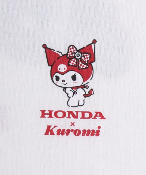 sanrio(サンリオ)の「2026SS HONDA×kuromi/ホンダ×クロミ バックプリント半袖Tシャツ レディース メンズ(Tシャツ/カットソー・レディース・ブラック系その他/ブラック/ホワイト系その他/ホワイト・LL/L/M)」の5枚目の写真