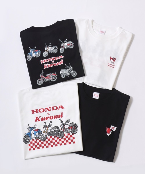 sanrio(サンリオ)の「2026SS HONDA×kuromi/ホンダ×クロミ バックプリント半袖Tシャツ レディース メンズ(Tシャツ/カットソー・レディース・ブラック系その他/ブラック/ホワイト系その他/ホワイト・LL/L/M)」の7枚目の写真