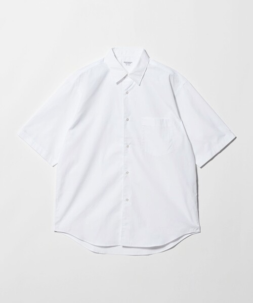 BEAUTY&YOUTH UNITED ARROWS(ビューティーアンドユースユナイテッドアローズ)の「HI-LINE 120/2 ブロード レギュラー ショートスリーブ シャツ(シャツ/ブラウス・メンズ・ホワイト/ネイビー/マスタード/ブラック/ライトブルー・L/M/XL/S)」の17枚目の写真
