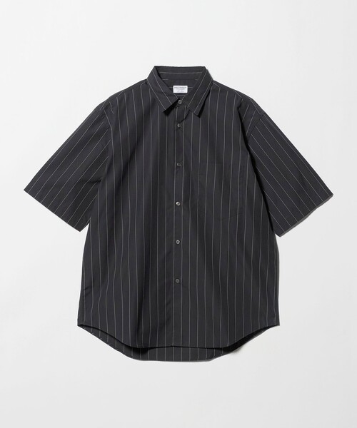 BEAUTY&YOUTH UNITED ARROWS(ビューティーアンドユースユナイテッドアローズ)の「HI-LINE 120/2 ブロード レギュラー ショートスリーブ シャツ(シャツ/ブラウス・メンズ・ホワイト/ネイビー/マスタード/ブラック/ライトブルー・L/M/XL/S)」の20枚目の写真
