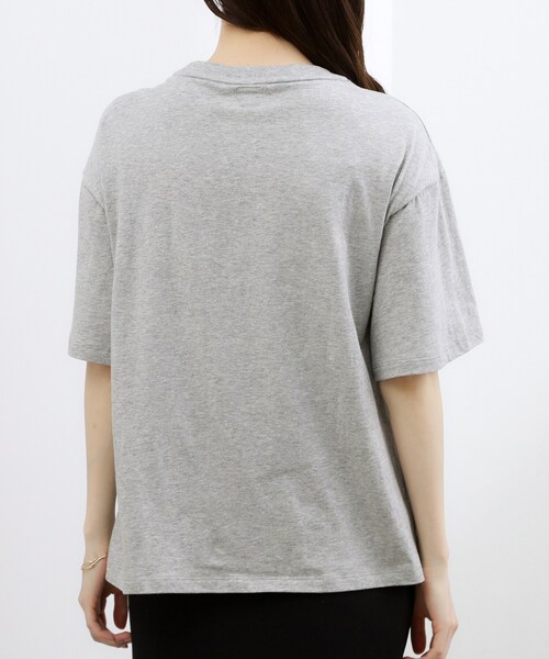 grove(グローブ)の「【Lee】SHIRRING H/S TEE(Tシャツ/カットソー・レディース・オフホワイト/チャコールグレー/グレー・02)」の18枚目の写真