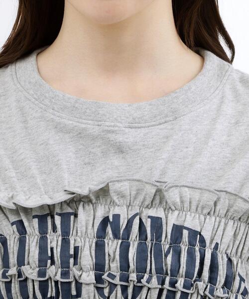 grove(グローブ)の「【Lee】SHIRRING H/S TEE(Tシャツ/カットソー・レディース・オフホワイト/チャコールグレー/グレー・02)」の19枚目の写真
