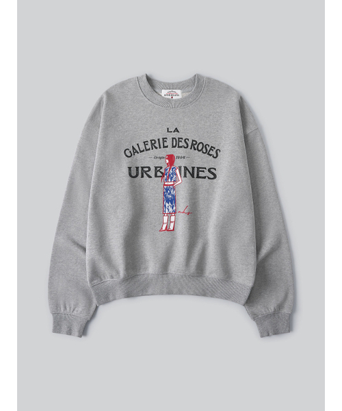 ANNEHEARTS（アンハーツ）の「French Muse Artwork Sweatshirt_MELANGE（スウェット・レディース・その他・SMALL/MEDIUM）」の2枚目の写真