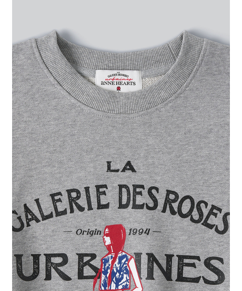 ANNEHEARTS（アンハーツ）の「French Muse Artwork Sweatshirt_MELANGE（スウェット・レディース・その他・SMALL/MEDIUM）」の6枚目の写真
