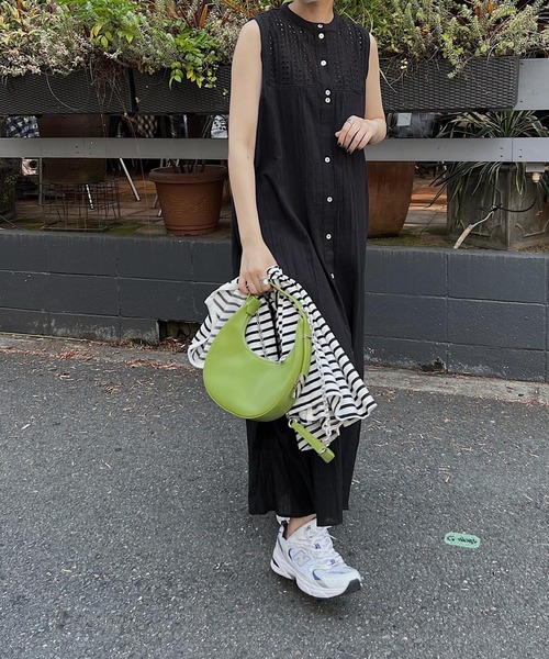 nananamoe(ナナナモエ)の「cotton lace 2way SH/OP / コットンレースツーウェイシャツワンピース(ワンピース・レディース・アイボリー/ブラック・FREE)」の19枚目の写真