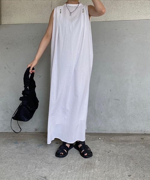 nananamoe(ナナナモエ)の「cotton lace 2way SH/OP / コットンレースツーウェイシャツワンピース(ワンピース・レディース・アイボリー/ブラック・FREE)」の11枚目の写真