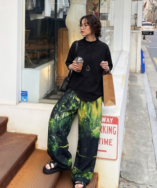 antiqua(アンティカ)の「モックネック カットソー(Tシャツ/カットソー・レディース・ホワイト/ブラック・C/REGULER)」の14枚目の写真