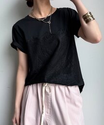 DouDou（ドゥドゥ）の「レースドッキングTEE（Tシャツ/カットソー）」