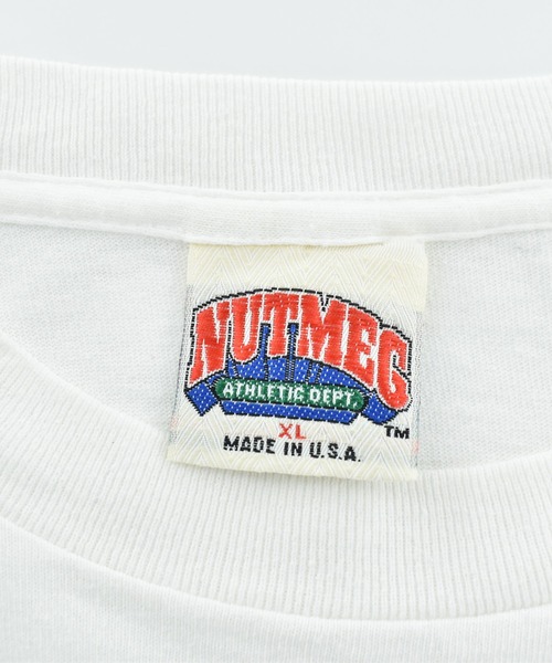 NBA/NFL/NHL/MLB(エヌビーエーエヌエフエルエヌエイチエルエムエルビー)の「【USED】90’s NUTMEG “NFL Las Vegas RAIDERS” Tシャツ USA製(Tシャツ/カットソー・メンズ・ホワイト・X-LARGE)」の3枚目の写真