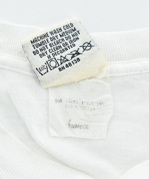 NBA/NFL/NHL/MLB(エヌビーエーエヌエフエルエヌエイチエルエムエルビー)の「【USED】90’s NUTMEG “NFL Las Vegas RAIDERS” Tシャツ USA製(Tシャツ/カットソー・メンズ・ホワイト・X-LARGE)」の4枚目の写真