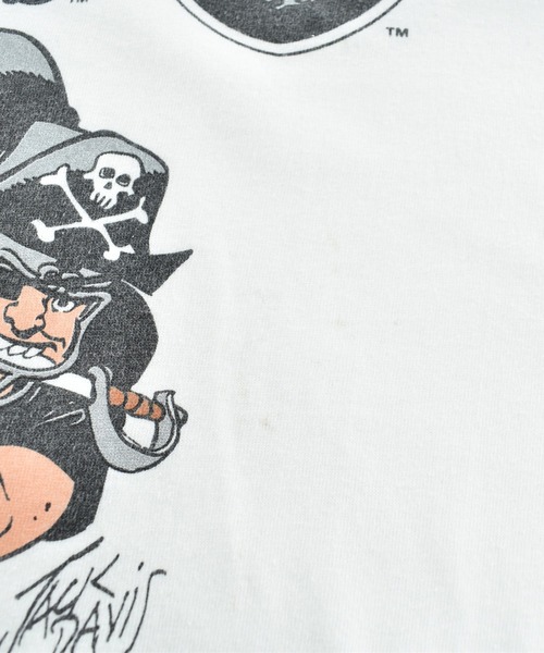 NBA/NFL/NHL/MLB(エヌビーエーエヌエフエルエヌエイチエルエムエルビー)の「【USED】90’s NUTMEG “NFL Las Vegas RAIDERS” Tシャツ USA製(Tシャツ/カットソー・メンズ・ホワイト・X-LARGE)」の7枚目の写真