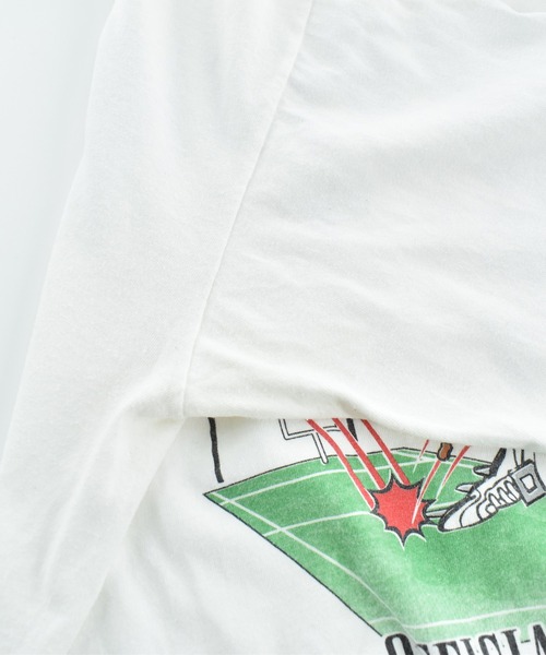 NBA/NFL/NHL/MLB(エヌビーエーエヌエフエルエヌエイチエルエムエルビー)の「【USED】90’s NUTMEG “NFL Las Vegas RAIDERS” Tシャツ USA製(Tシャツ/カットソー・メンズ・ホワイト・X-LARGE)」の10枚目の写真