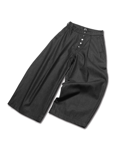 ROCKPSYCHO(ロックサイコ)の「セミワイドカーブデニムパンツ003(デニムパンツ・メンズ・ブラック・MEDIUM/LARGE)」の2枚目の写真
