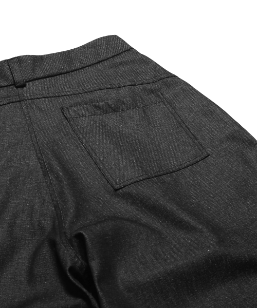 ROCKPSYCHO(ロックサイコ)の「セミワイドカーブデニムパンツ003(デニムパンツ・メンズ・ブラック・MEDIUM/LARGE)」の3枚目の写真