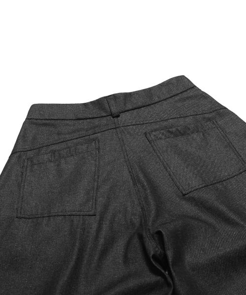ROCKPSYCHO(ロックサイコ)の「セミワイドカーブデニムパンツ003(デニムパンツ・メンズ・ブラック・MEDIUM/LARGE)」の4枚目の写真