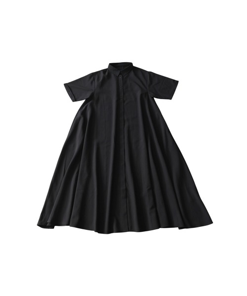 antiqua(アンティカ)の「Aライン ロング シャツワンピース(シャツワンピース・レディース・ナチュラル/ブラック・P/R)」の9枚目の写真