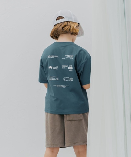 GLOBAL WORK(グローバルワーク)の「サラサラ快適DRYプリント/637855(Tシャツ/カットソー・キッズ・ホワイト/ホワイト系その他/グレー系その他7/ブラック/ホワイト系その他2/グリーン/ライトグレー・130cm/160cm/150cm/140cm)」の7枚目の写真