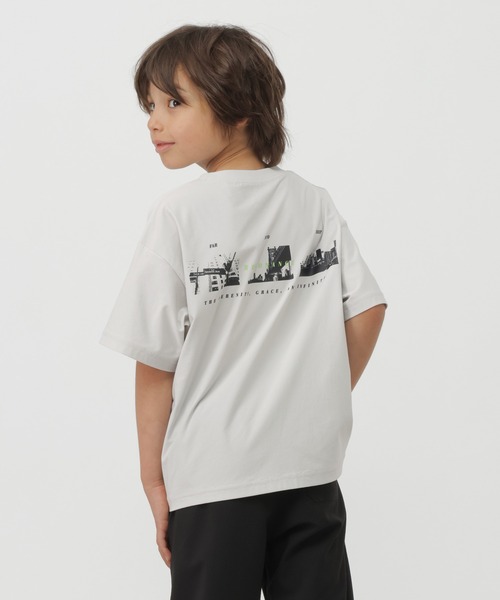 GLOBAL WORK(グローバルワーク)の「サラサラ快適DRYプリント/637855(Tシャツ/カットソー・キッズ・ホワイト/ホワイト系その他/グレー系その他7/ブラック/ホワイト系その他2/グリーン/ライトグレー・130cm/160cm/150cm/140cm)」の5枚目の写真