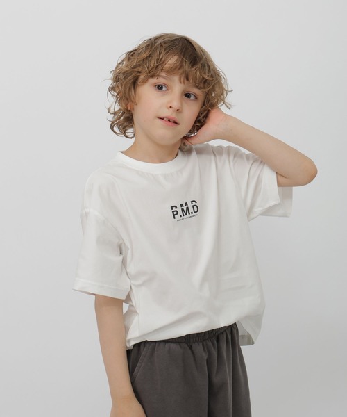 GLOBAL WORK(グローバルワーク)の「サラサラ快適DRYプリント/637855(Tシャツ/カットソー・キッズ・ホワイト/ホワイト系その他/グレー系その他7/ブラック/ホワイト系その他2/グリーン/ライトグレー・130cm/160cm/150cm/140cm)」の11枚目の写真