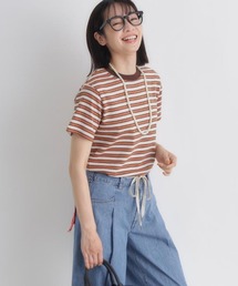 Right-on | HONEYSUCKLE ROSE(ハニーサックルローズ)マルチボーダータイトＴシャツ(Tシャツ/カットソー)