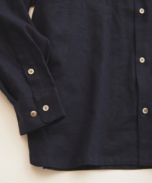 JOURNAL STANDARD relume(ジャーナルスタンダード レリューム)の「《追加》European Flax / ヨーロピアンフラックス リネン/レーヨン シャツ(シャツ/ブラウス・メンズ・ネイビー/ブラウン/ホワイト系その他/アーミー・LARGE/MEDIUM)」の19枚目の写真
