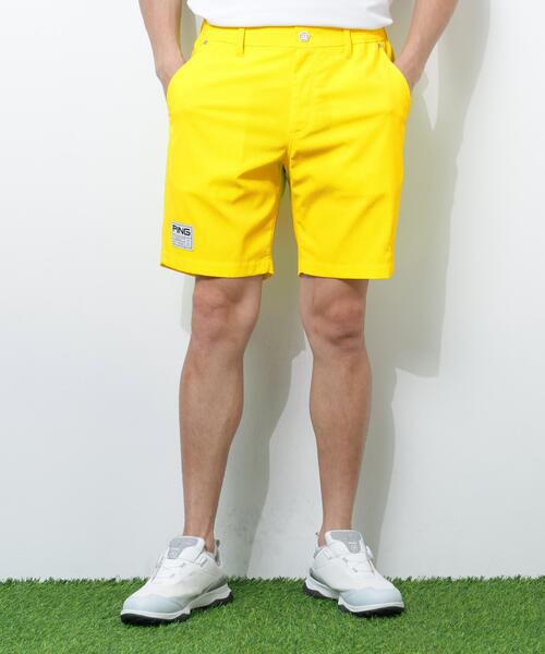 PING(ピン)の「【PING APPAREL】ストレッチサッカー5ポケットショートパンツ <GOLD> (MENS)(その他パンツ・メンズ・ブラック/ホワイト/ベージュ/イエロー・M/LL1/LL/L/S)」の4枚目の写真