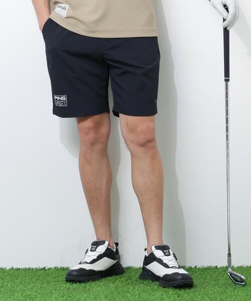 PING(ピン)の「【PING APPAREL】ストレッチサッカー5ポケットショートパンツ <GOLD> (MENS)(その他パンツ・メンズ・ブラック/ホワイト/ベージュ/イエロー・M/LL1/LL/L/S)」の1枚目の写真