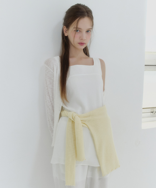 MICANE(ミケーネ)の「ネリベ リネン ビスチェ+パンツ セットアップ(スラックス・レディース・ブラック/アイボリー・X-SMALL/SMALL/MEDIUM/LARGE/X-LARGE)」の7枚目の写真