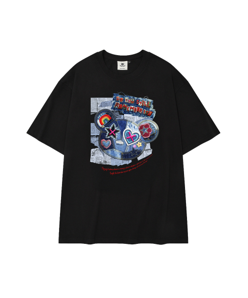 DYSFUNCT(ディスファンクト)の「DENIM BEARS REMEMBER T-SHIRT(BLACK)(Tシャツ/カットソー・レディース・その他・SMALL/MEDIUM/LARGE)」の4枚目の写真