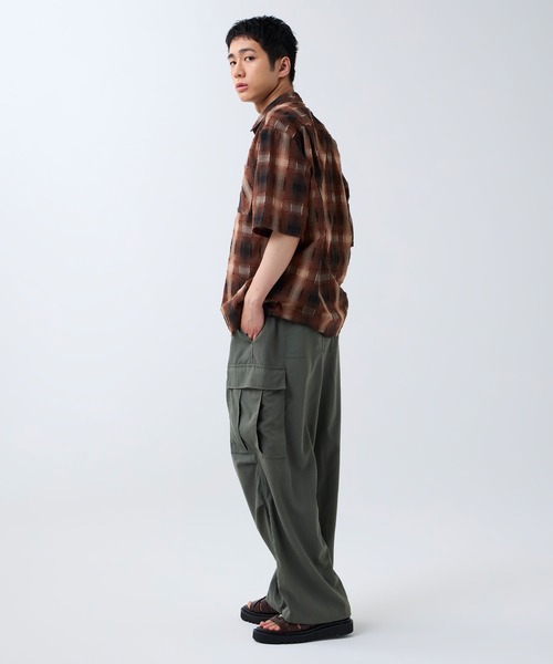 DAWNCE（ダウンス）の「ボックスシルエットチェックシャツ（シャツ/ブラウス・メンズ・ブラウン/ブラック・M/L）」の20枚目の写真