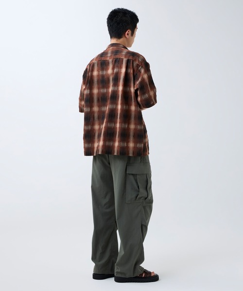 DAWNCE（ダウンス）の「ボックスシルエットチェックシャツ（シャツ/ブラウス・メンズ・ブラウン/ブラック・M/L）」の17枚目の写真