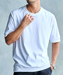 『SILVER BULLET SELECT AP/シルバーバレットセレクト』クルーネック ジャケット専用半袖ドレスTシャツ