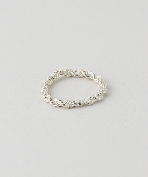 journal standard L'essage(ジャーナルスタンダードレサージュ)の「OCUCCI/オクチ Ring Rope-SV リング OJRG2609-SS(リング・レディース・シルバー・LARGE/MEDIUM)」の2枚目の写真