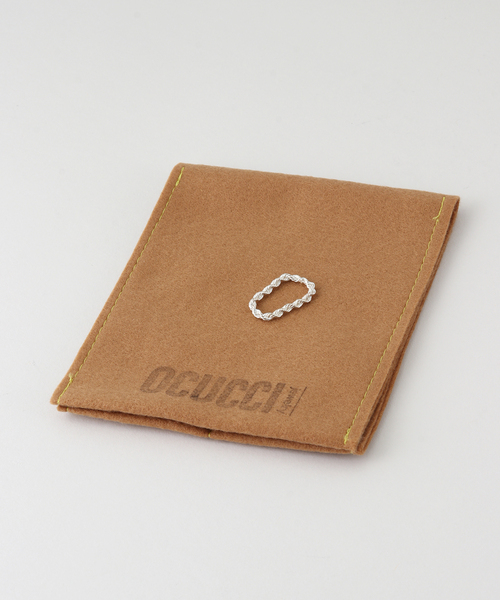 journal standard L'essage(ジャーナルスタンダードレサージュ)の「OCUCCI/オクチ Ring Rope-SV リング OJRG2609-SS(リング・レディース・シルバー・LARGE/MEDIUM)」の5枚目の写真