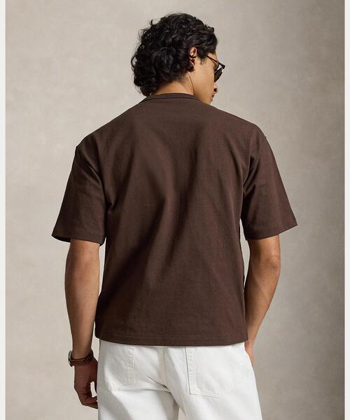 POLO RALPH LAUREN(ポロ ラルフ ローレン)の「リラックス フィット ロゴ ジャージー Tシャツ(Tシャツ/カットソー・メンズ・ブラウン系・XXL/XS/XL/S/M/L)」の4枚目の写真