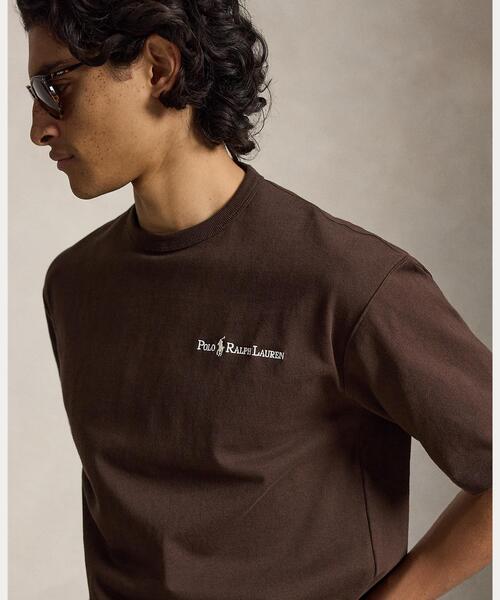 POLO RALPH LAUREN(ポロ ラルフ ローレン)の「リラックス フィット ロゴ ジャージー Tシャツ(Tシャツ/カットソー・メンズ・ブラウン系・XXL/XS/XL/S/M/L)」の5枚目の写真