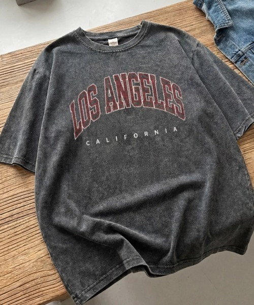 HAILY（ヘイリー）の「ビッグサイジングロゴプリント半袖Tシャツ（Tシャツ/カットソー・レディース・ブラック系その他・FREE）」の6枚目の写真