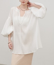 LARUTA | 【LARUTA】前後2WAYシャーリングパフスリーブブラウス(シャツ/ブラウス)