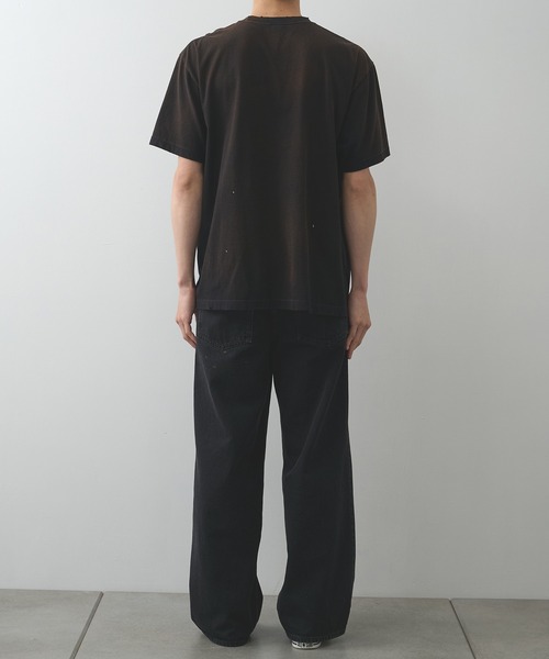 FACCIES(ファチーズ)の「【FACCIES】AGINGA FADE TEE(SOFT)(Tシャツ/カットソー・メンズ・キナリ/ブラック/ライトブルー・1/2)」の8枚目の写真
