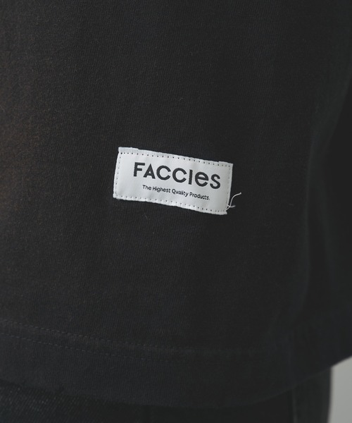 FACCIES(ファチーズ)の「【FACCIES】AGINGA FADE TEE(SOFT)(Tシャツ/カットソー・メンズ・キナリ/ブラック/ライトブルー・1/2)」の10枚目の写真