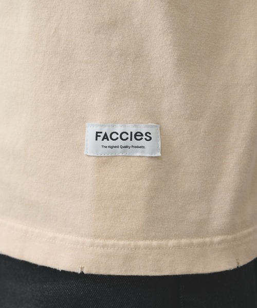 FACCIES(ファチーズ)の「【FACCIES】AGINGA FADE TEE(SOFT)(Tシャツ/カットソー・メンズ・キナリ/ブラック/ライトブルー・1/2)」の14枚目の写真