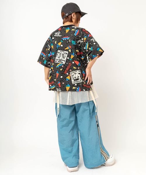 RNA（アールエヌエー）の「R4483 カーゴポケットトラックパンツ（カーゴパンツ・レディース・ホワイト/ブルー/ブラウン・MEDIUM）」の11枚目の写真