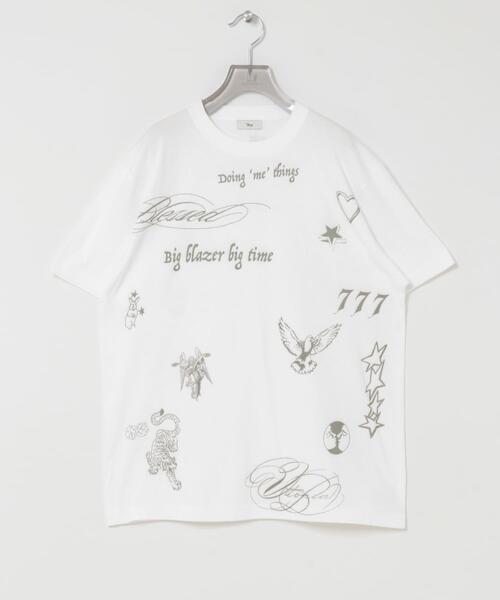 URBAN RESEARCH(アーバンリサーチ)の「Teya TATOO T-SHIRTS(Tシャツ/カットソー・レディース・ホワイト/レッド・SMALL/LARGE)」の6枚目の写真