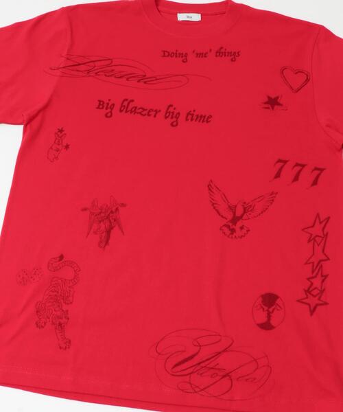 URBAN RESEARCH(アーバンリサーチ)の「Teya TATOO T-SHIRTS(Tシャツ/カットソー・レディース・ホワイト/レッド・SMALL/LARGE)」の9枚目の写真